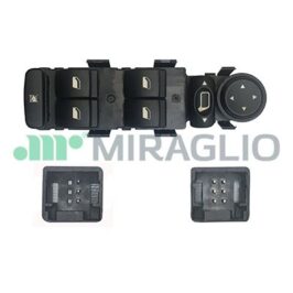 INTERRUTTORI ALZACRISTALLI ANTERIORI + POSTERIORI DX - SX +REGOLAZIONE RETROVISORI 9PIN PER CITROEN C4 03/2005> [OE 6554HA]