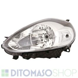 FARO SINISTRO H4 CROMATO C/MOTORINO PER FIAT PUNTO EVO 07/2009> OE 51855644