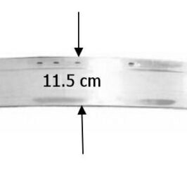 RINFORZO PARAURTI ANTERIORE IN ALLUMINIO PER MERCEDES CLASSE C C204 01/2011> |W204 AMG 06/2007>11/2013 [OE A2046203534]