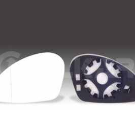 VETRO SPECCHIO SX C/PIASTRA PER SEAT IBIZA-CORDOBA 06/2002>12/2007|ALTEA-TOLEDO 04/2004>