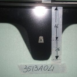 PARABREZZA INCAPSULATO VERDE ANTENNA+SERIGRAFIA 27CM PER FIAT 500 CABRIO 2009> OE 51843847