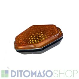 FANALINO LATERALE DESTRO-SINISTRO ARANCIO C/CORPO CROMATO PER FIAT 690