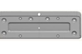 PORTATARGA ANTERIORE PER VW ID4 05/2020> OE 11A8072879B9