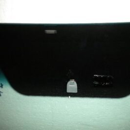 PARABREZZA VERDE RISCALDATO SENSORE+FASCIA BLU+BASETTA ATTACCO MASCHIO+VIN PER KIA CARENS 01/2006>12/2012 OE 861101D050