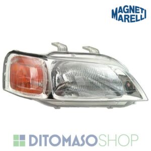 FARO DX H4 CROMATO C/MOTORINO ELETTRICO PER HONDA CIVIC 5PORTE/SW 01/98>02/2001-MARELLI [OE 33101ST3G11]