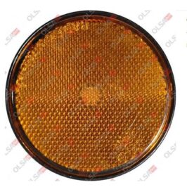 CATADIOTTRO 80 MM CPERNO DI FISSAGGIO ARANCIO