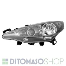 FARO SINISTRO 2H7-H1 ELETTRICO NERO C/FBL PER PEUGEOT 207 04/007> OE 6208H4