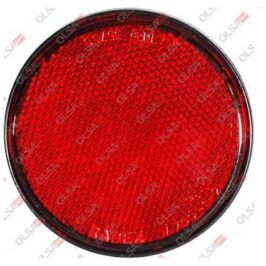 CATADIOTTRO 80 MM ADESIVO ROSSO