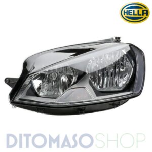 FARO SX H7-H15 NERO C/MOTORINO ELETTRICO PER VW GOLF 7 10/2012> HELLA [OE 5G1941005]