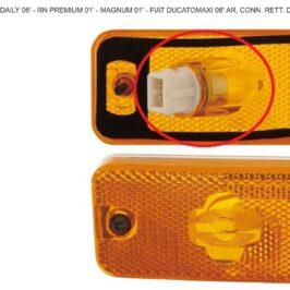 FANALINO LATERALE DX-SX ARANCIO PER CITROEN JUMPER FIAT DUCATO PEUGEOT BOXER 08/2006-/PER IVECO DAILY 05/2006> OE 500308514