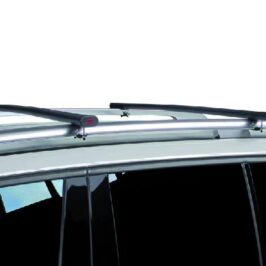 COPPIA BARRE TETTO ACCIAIO MODELLO SW CON RAILING RIALZATI