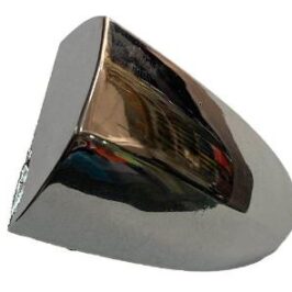 MOSTRINA MANIGLIA CROMATA  ANTERIORE+POSTERIORE DX PER FIAT TIPO 12/2015> OE 735740920