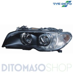 FARO SX 2H7 ELETTRICO NERO C/FANALINO BIANCO PER BMW S3 E46 04/2003>-COUPE/CABRIO [OE 63127165890]