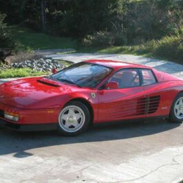 PARABREZZA BRONZO FERRARI TESTAROSSA 1986>