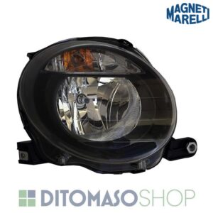 FARO DX SUPERIORE H7 ANABBAGLIANTE BLACK LINE PER FIAT 500 07/2007>-MARELLI