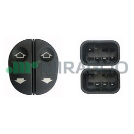 INTERRUTTORI ALZACRISTALLI ANTERIORE SX 8PIN PER FORD FIESTA 01/1996>12/2008 [OE 96FG14529BC]