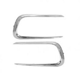 KIT MODANATURE CROMATE DX+SX GRIGLIE LATERALI PARAURTI ANTERIORE PER CITROEN C4 PICASSO-GRAN PICASSO 01/2016> [OE 1617537680]