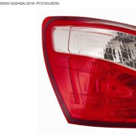 FANALE POSTERIORE SX ESTERNO BIANCO/ROSSO PER NISSAN QASHQAI 01/2010> [OE 26555BR00A]