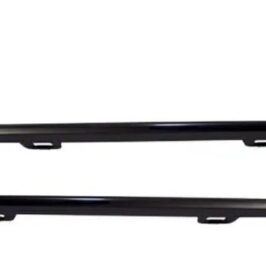 KIT MODANATURE PARAURTI ANTERIORE NERE LUCIDE DX+SX PER PEUGEOT PARTNER-RANCH 01/2012> OE 1608323080