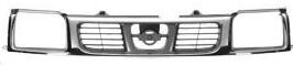 GRIGLIA RADIATORE GRIGIA/CROMATA PER NISSAN NAVARA-KING CAB 09/1997>12/2001 [OE 623102S400]
