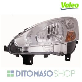FARO SINISTRO H4 CROMATO C/MOTORINO PER PEUGEOT PARTNER-RANCH 01/2013> VALEO OE 9677202480
