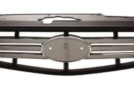 GRIGLIA RADIATORE CROMATA/NERA PER KIA RIO 01/2007>12/2010 [OE 863611G070]