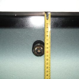 PARABREZZA INCAPSULATO VERDE C/FASCIA GRIGIA basetta retrovisore a 9,8cm 2006> OE 8J8845099G