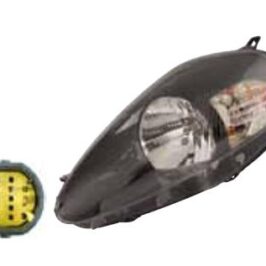 FARO DX H4 NERO C/MOTORINO ELETTRICO PER FIAT GRANDE PUNTO 09/2005-