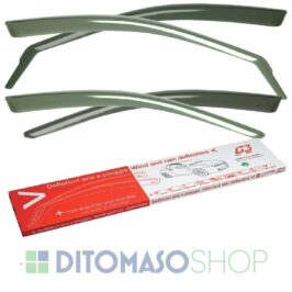 COPPIA DEFLETTORI ARIA PER CITROEN BERLINGO 3PORTE-PER PEUGEOT RANCH 5PORTE 12/1996>12/2007