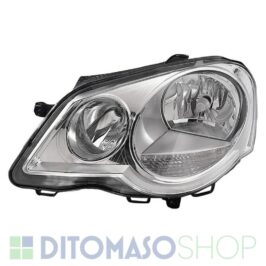 FARO SX H7-H1 CROMATO C/MOTORINO ELETTRICO PER VW POLO 07/2005>08/2009 MODELLO HELLA [OE 6Q1941007AJ]