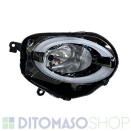 FARO DESTRO NERO INFERIORE H7 C/DRL A LED MANUALE PER FIAT 500 07/2015> OE 52007766