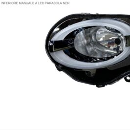 FARO DX NERO INFERIORE H7 C/DRL A LED MANUALE PER FIAT 500 07/2015> OE 52007766