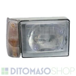 FARO DESTRO ASIMMETRICO H5 FANALINO BIANCO PER FIAT PANDA 01/1986>07/2003 OE 7567149