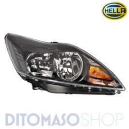 FARO DX H1-H7 NERO C/MOTORINO ELETTRICO PER FORD FOCUS 04/2007>-HELLA [OE 1521196]