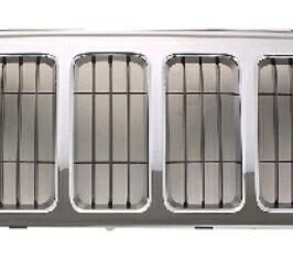 GRIGLIA RADIATORE CROMATA-NERA PER JEEP GRAN CHEROKEE 01/2008> OE 55157458AA