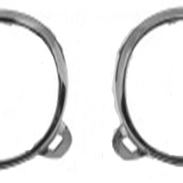 KIT CORNICI CROMATE FENDINEBBIA DX+SX PER RENAULT MEGANE 01/2014>10/2015 [OE 261527339R]