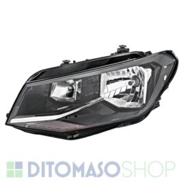 FARO SX H4 C/MOTORINO ELETTRICO PER VW CADDY 01/2015> PARABOLA NERA [OE 2K1941015]