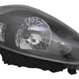 FARO DX H4 NERO C/MOTORINO ELETTRICO PER FIAT PUNTO EVO 01/2009> [OE 51937153]