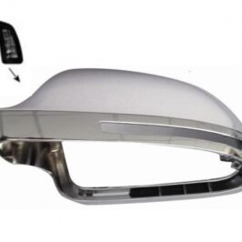 CALOTTA RETROVISORE SX CROMATA C/FORO LANE ASSIST PER AUDI A4 2007-/A5 2007-/A6 2008-