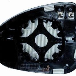 VETRO SPECCHIO DX AZZURRATO C/PIASTRA TERMICO PER PORSCHE CAYENNE 01/2010>-PER VW TOUAREG 12/2010>