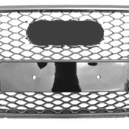 GRIGLIA RADIATORE NERA LUCIDA A NIDO D'APE PER AUDI Q3 01/2011> OE 8U0853651HVMZ
