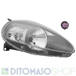 FARO DESTRO H4 GRIGIO C/MOTORINO PER FIAT GRANDE PUNTO 06/2008> OE 51840990