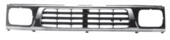 GRIGLIA RADIATORE CROMATA/NERA PER MITSUBISHI L200 01/1994>08/1996> [OE MB912682]