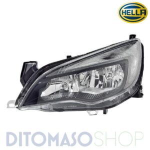 FARO SX 2H7 NERO C/MOTORINO ELETTRICO C/DRL PER OPEL ASTRA J 01/2010> HELLA [OE 13297722]