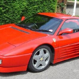 PARABREZZA CHIARO C/FASCIA BLU FERRARI 348-355 1994>