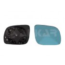 VETRO SPECCHIO DX C/PIASTRA ELETTRICO PICCOLO PER AUDI A3-A4-A6-A8 1999>