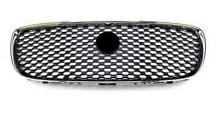 GRIGLIA RADIATORE NERA LUCIDA C/CRUISE CONTROL+CORNICE CROMATA PER JAGUAR XF 05/2015> OE T2H3991