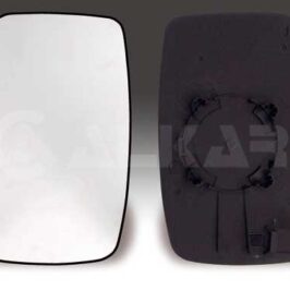 VETRO SPECCHIO SX C/PIASTRA PER CITROEN JUMPY/PER FIAT SCUDO/PER PEUGEOT EXPERT 01/2007- cm22Xcm13