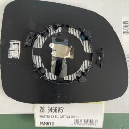 VETRO SPECCHIO SX TERMICO C/PIASTRA ATTACCO TONDO GHIERA BASSA PER CHEVROLET CAPTIVA 01/2011>