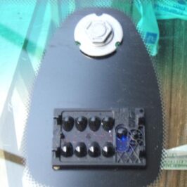 PARABREZZA VERDE FASCIA+SENSORE 8 LED PER BMW S5 E39 09/2000>06/2003 OE 51317059697